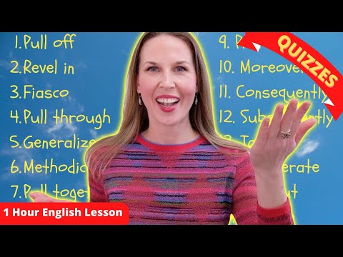 ONE HOUR ENGLISH LESSON | Advanced English Vocabulary