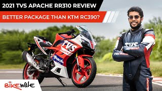 TVS has kept its focus on improving the performance of the all-new 2021 Apache RR310, and aims to take on the upcoming 2022 KTM RC 390 that is due this month. So, what are these changes? And how have they made a difference to how the RR 310 performs on the track? To answer those questions, we test out the 2021 TVS Apache RR310 at the MMRT in Chennai. 2021 TVS Apache RR 310 Price in India Base Model - Rs 2.60 Lakh (Ex-Showroom) Custom Pack Prices Dynamic Kit – Rs 12,000 Race Kit – Rs 5,000 Race Livery – Rs 4,500 Red Alloys – Rs 1500