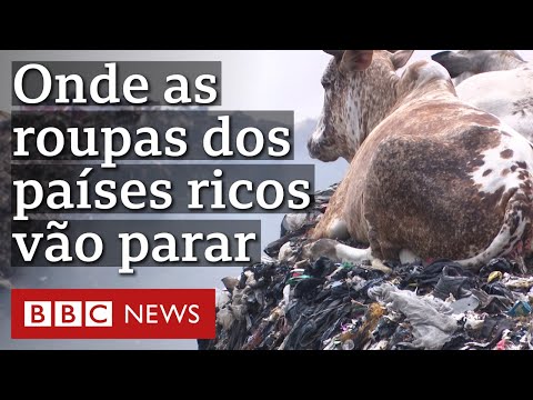 O país que virou 'lixão' de roupas usadas dos países ricos