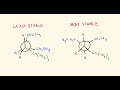 Drawing Newman Projections and Comparing Conformer Stability || Organic Chemistry