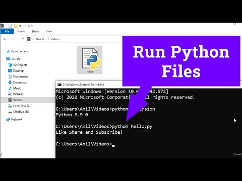 How to Run a Python ( .py ) File in Windows laptop / computer