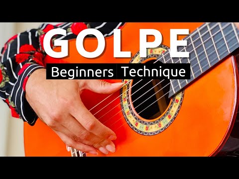 How to play GOLPE | Flamenco Guitar Lesson