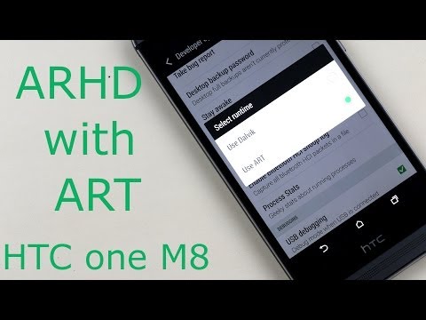 HTC One M8 - How to install Android Revolution HD Rom with ART