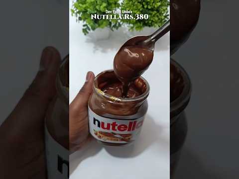 Nutella Jar Review - ₹380 😍 #shorts