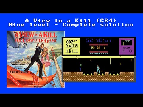 A View to a Kill - Mine (C64) - Complete walkthrough / solution