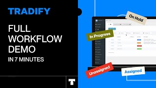 Tradify in action, 7 minute quick guide