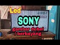 Led SONY Gambar Dobel Berbayang
