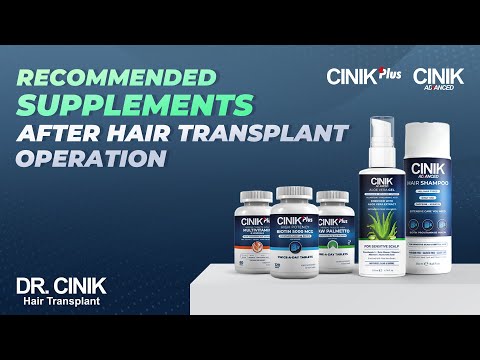 Recommended Supplements After Hair Transplant Operation | Dr. Cinik Hair Hospital