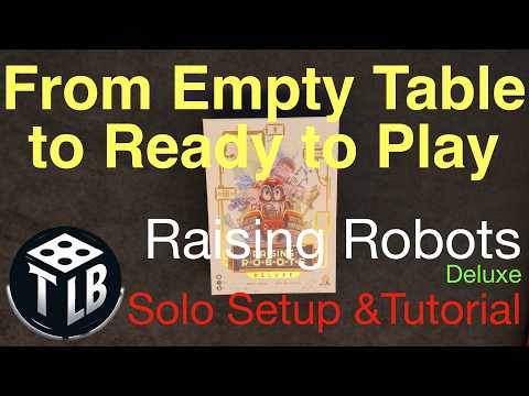 From Empty Table to Ready to Play: Raising Robots Solo Setup & How to Play
