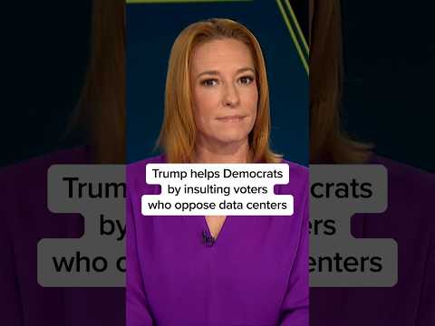 Trump helps Democrats by insulting voters who oppose data centers