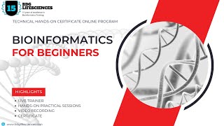 Bioinformatics For Beginners | 2 Day Training Program | Session 1 by@bdglifesciences