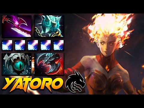 Yatoro Lina Super Carry Fire Boss - Dota 2 Pro Gameplay [Watch & Learn]