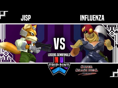 Tripoint Smash 196 - Losers Semifinals - Jisp(Fox) Vs. influenza (Captain Falcon)
