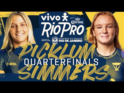 Molly Picklum vs Caitlin Simmers | VIVO Rio Pro - Quarterfinals Heat Replay