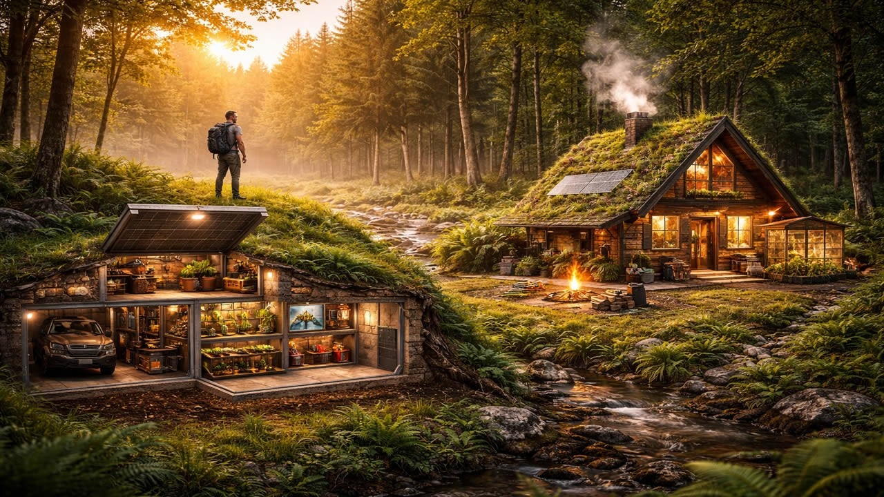 🌲 Hidden Forest Survival Houses: Full Highlights in 10 Minutes