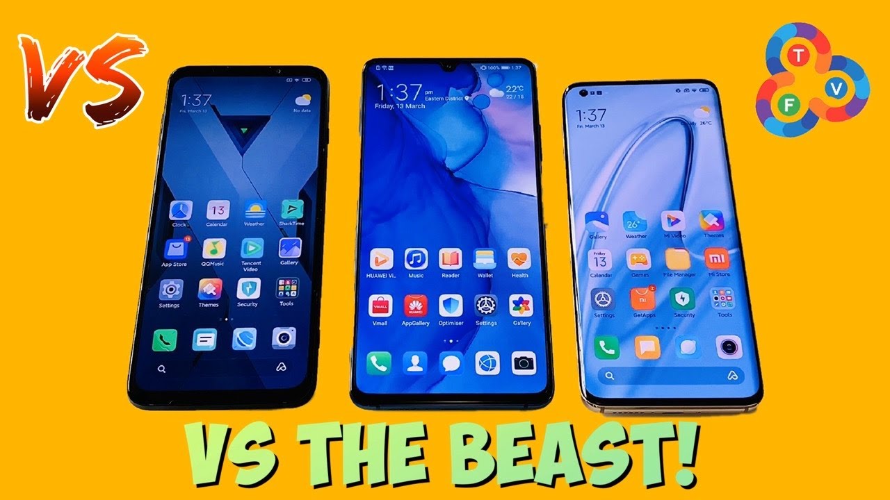 Mi 10 Pro vs Mate 20 X 5G vs Black Shark 3 - 2020 Flagships vs The BEAST!