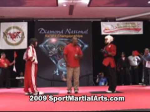 Alex Dingmann v Unk - Men's team sparring - 2009 Diamond Nationals