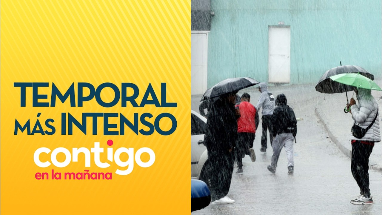 CALLES PARECEN RÍOS: El temporal más intenso de la década en el norte - Contigo en la Mañana