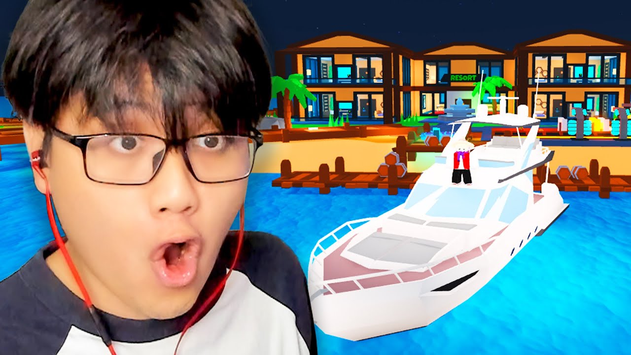 AWALNYA TERDAMPAR! MALAH KUJADIIN TEMPAT LIBURAN PALING MEWAH SEDUNIA! Roblox Raft Tycoon #2