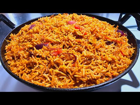 HOW TO MAKE  SPECIAL PARTY JOLLOF RICE ||NIGERIAN  JOLLOF RICE #cooking #food #dinner #recipe
