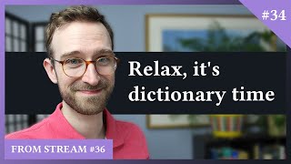 The relaxing dictionary organization episode | Conlang with Me S01E34