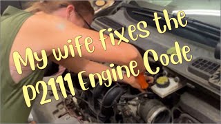 How to fix the Ford Escape P2111 Code