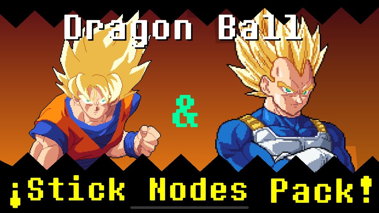 Sprite Ssj Goku and Ssj Vegeta Pack | Stick Nodes Pro