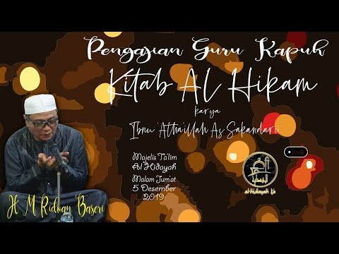 "LIVE" Guru Kapuh - KITAB AL HIKAM, Pengajian Malam Jum'at, 5 Desember 2019