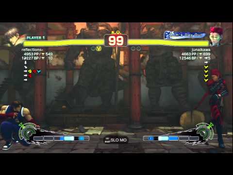 reflections- [Guy] Vs junaikawa [C.Viper] SSF45 AE Japanese Online Ranked Matches - PSN