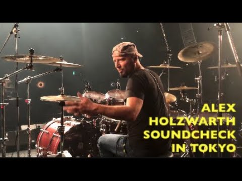 Alex Holzwarth Rhapsody Reunion Drum Soundcheck Tokyo