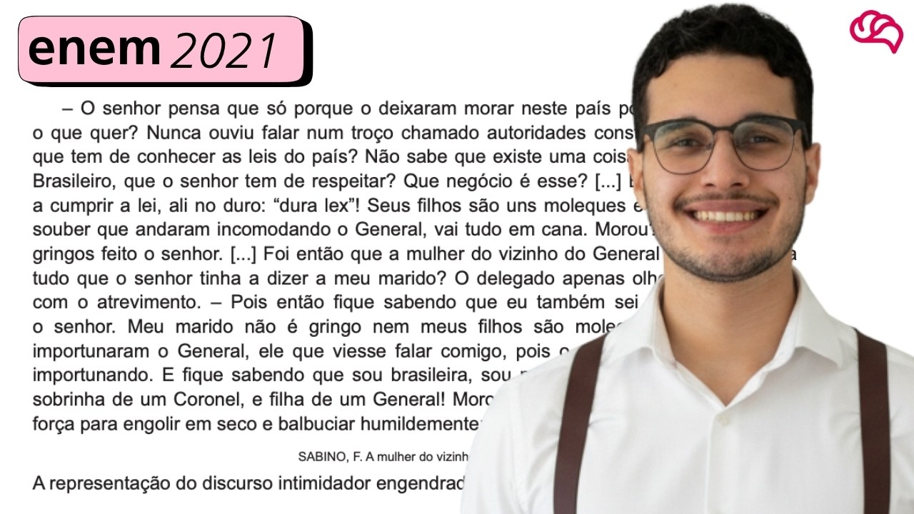 Resolução em Vídeo — Questão 25 ENEM 2021