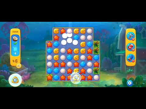 Fishdom Easy Level 11994 (with full seashell) @choraelmin