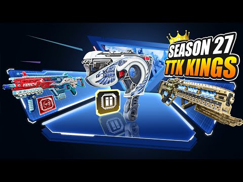 TTK KINGS of Season 27: Fastest Killing Weapons Tier List in Apex Legends