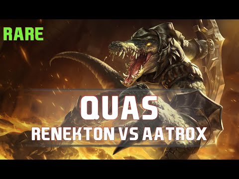Quas as Renekton vs Aatrox - S8 TOP Ranked Gameplay