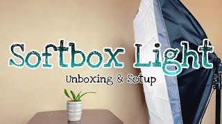Softbox Light Unboxing and Setup | (Shopee & Lazada)