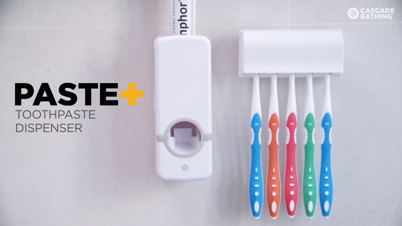 Paste+ Toothpaste Dispenser with Toothbrush Holder