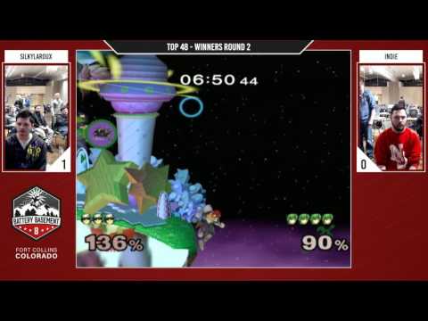 Silkylaroux (Falcon) Vs. Indie (Marth) - Melee Top 48 WR2
