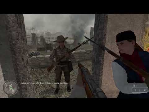 Lets Play COD2 Spanish Civil War Mod Ep 13 - They Shall Not Pass - Toledo, Madrid - 07/11/1936