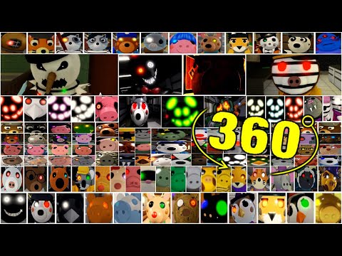 ROBLOX PIGGY 2 ALL JUMPSCARES 360