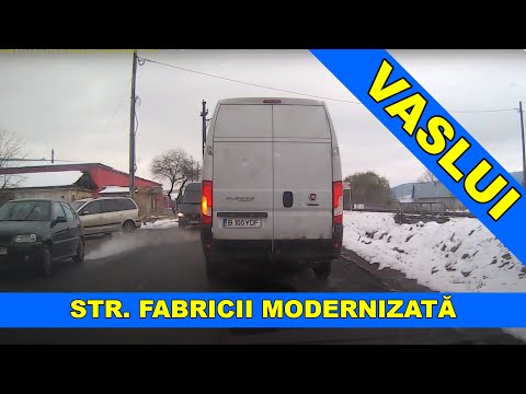 Orasul VASLUI str Fabricii modernizata video 2018