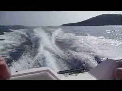 Chilling on an Sunseeker (1986) in Ibiza