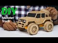 Make A Cardboard Monster Truck At Home