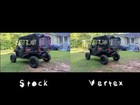 Honda Pioneer Vertex Shocks Install and Comparison