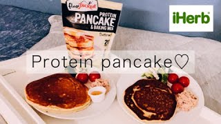 【Easy!!】 iherb のプロテインパンケーキ🧁タンパク質20gで優秀ヘルシー💪