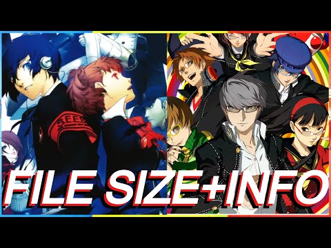 Persona 3 Portable & Persona 4 Golden Ports (FILES SIZE, GUIDELINES , + MORE INFO)