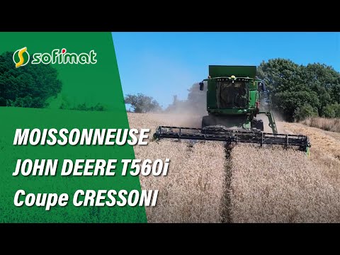 Démonstration Moissonneuse batteuse T560i