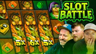 🔴 UK SLOTS BATTLE! - Pragmatic Play vs Nolimit City! Big Wins, & Live Chat | Fruity Slots!