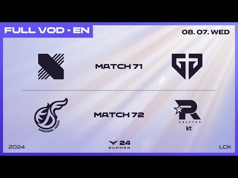 DRX vs GEN - KDF vs KT | 2024 LCK Summer Split