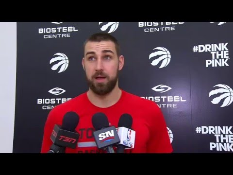 Raptors Shootaround: Jonas Valanciunas - April 6, 2016