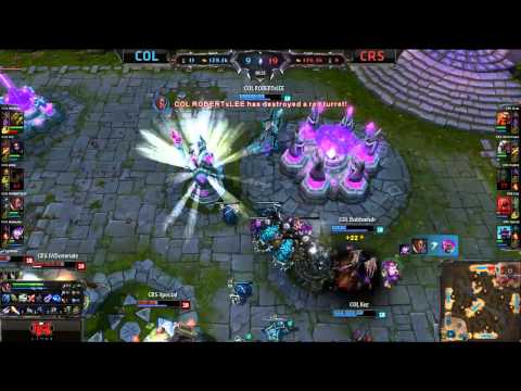 COL vs CRS Amazing ending at 80min - 2014 NA LCS W8